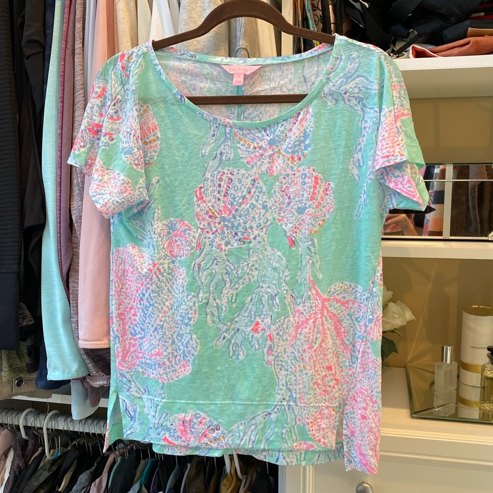 Lilly Pulitzer Linen Tee